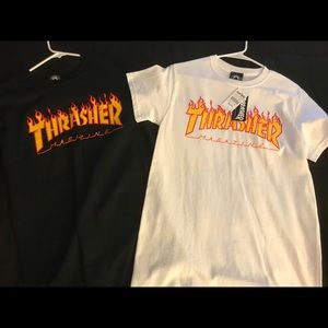 2 thrasher t shirt size small men’s brand new